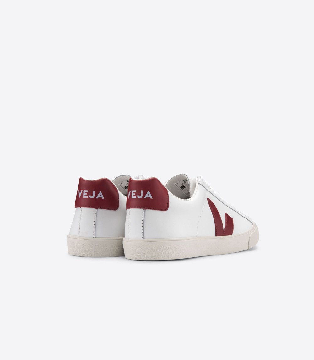 Veja Sneakers Dam - Esplar Läder - Vita - 714352-PWM